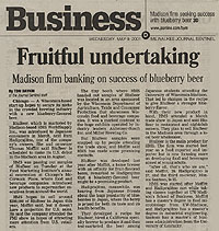 BluCreek Blueberry Ale - Milwaukee Journal Sentinel